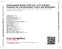 Zadní strana obalu CD Instrumental Study: Chill out, Lo-Fi and Neo Classical for Concentration, Focus and Relaxation