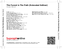 Zadní strana obalu CD The Forest Is The Path [Extended Edition]