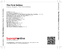 Zadní strana obalu CD The First Edition