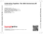 Zadní strana obalu CD Celebrating Together: The 40th Anniversary EP