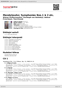 Digitální booklet (A4) Mendelssohn: Symphonies Nos.1 & 2 etc.