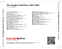 Zadní strana obalu CD The Singles Collection 1963-1968