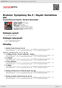 Digitální booklet (A4) Brahms: Symphony No.3 / Haydn Variations etc