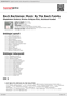 Digitální booklet (A4) Bach Bachianas: Music By The Bach Family