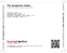 Zadní strana obalu CD The Symphonic Suites