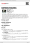 Digitální booklet (A4) Schumann: Písně (výběr)