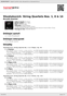 Digitální booklet (A4) Shostakovich: String Quartets Nos. 1, 8 & 14