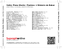 Zadní strana obalu CD Satie: Piano Works / Poulenc: L'Histoire de Babar