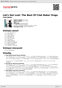 Digitální booklet (A4) Let's Get Lost: The Best Of Chet Baker Sings