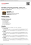Digitální booklet (A4) Handel: Concerti grossi Op. 6, Nos.1-4