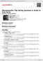 Digitální booklet (A4) Mendelssohn: The String Quartets & Octet In Two Parts