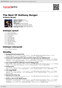 Digitální booklet (A4) The Best Of Anthony Burger