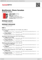 Digitální booklet (A4) Beethoven: Piano Sonatas
