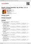 Digitální booklet (A4) Haydn: String Quartets, Op.33 Nos. 3, 5, 6