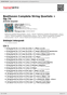 Digitální booklet (A4) Beethoven Complete String Quartets + Op.74