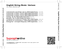 Zadní strana obalu CD English String Music: Various