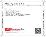 Zadní strana obalu CD Fibich: Symfonie č. 2, 3