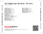 Zadní strana obalu CD The Twilight Saga: New Moon - The Score