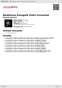 Digitální booklet (A4) Beethoven Korngold Violin Concertos