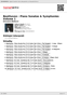 Digitální booklet (A4) Beethoven : Piano Sonatas & Symphonies Volume 1