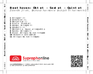 Zadní strana obalu CD Beethoven: Oktet - Sextet - Quintet