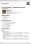 Digitální booklet (A4) Louis Armstrong - Ambassador  Of Jazz