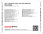 Zadní strana obalu CD The Complete Calla, Port and Roulette Recordings
