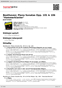 Digitální booklet (A4) Beethoven: Piano Sonatas Opp. 101 & 106 "Hammerklavier"
