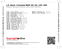 Zadní strana obalu CD J.S. Bach: Cantatas BWV 83; 82; 125; 200