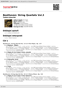 Digitální booklet (A4) Beethoven: String Quartets Vol.3