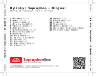 Zadní strana obalu CD Bylinky / Supraphon - Original