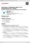 Digitální booklet (A4) Schumann: Symphonies Nos.1 & 4; Konzertstuck for 4 Horns