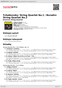 Digitální booklet (A4) Tchaikovsky: String Quartet No.1 / Borodin: String Quartet No.2