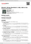 Digitální booklet (A4) Mozart: String Quartets K. 465, 458 & 421