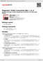 Digitální booklet (A4) Paganini: Violin Concertos Nos. 1 & 4