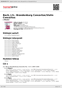 Digitální booklet (A4) Bach, J.S.: Brandenburg Concertos/Violin Concertos