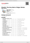 Digitální booklet (A4) Playlist: The Very Best of Edgar Winter