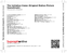 Zadní strana obalu CD The Imitation Game (Original Motion Picture Soundtrack)