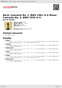 Digitální booklet (A4) Bach: Concerto No. 1, BWV 1041 in A Minor, Concerto No. 2, BWV 1042 in E