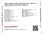 Zadní strana obalu CD Bach: English Suites, BWV 806 - 808, Volume 1 (Glenn Gould Anniversary Edition)