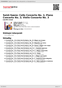 Digitální booklet (A4) Saint-Saens: Cello Concerto No. 1; Piano Concerto No. 2; Violin Concerto No. 3