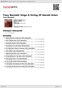 Digitální booklet (A4) Tony Bennett Sings A String Of Harold Arlen