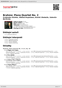 Digitální booklet (A4) Brahms: Piano Quartet No. 2