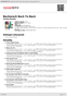 Digitální booklet (A4) Bacharach Back To Back