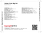 Zadní strana obalu CD Songs From Big Sur