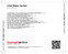 Zadní strana obalu CD Chet Baker Sextet