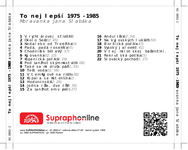 Zadní strana obalu CD To nejlepší 1975 -1985