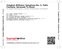 Zadní strana obalu CD Vaughan Williams: Symphony No. 2; Tallis Fantasia; Serenade To Music
