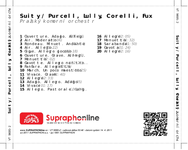 Zadní strana obalu CD Suity / Purcell, Lully, Corelli, Fux