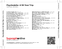 Zadní strana obalu CD Psychedelia: A 50 Year Trip